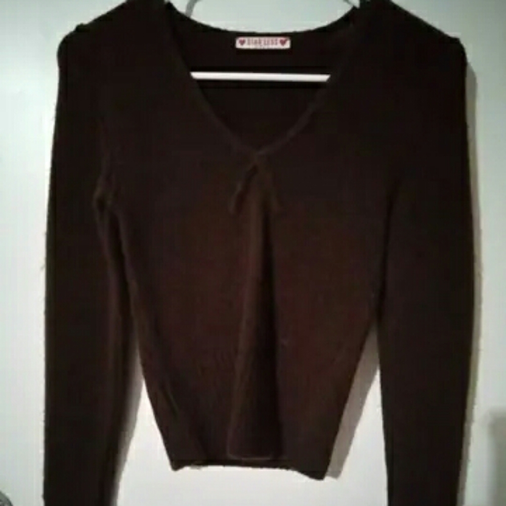 Gorgeous Vintage "Diabless" Chocolate Sweater T1 - extra small